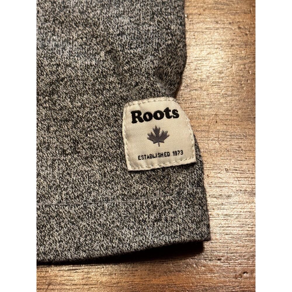 Medium Roots Of Canada T Shirt Logo Gray Lake Lanier - Picture 4 of 9